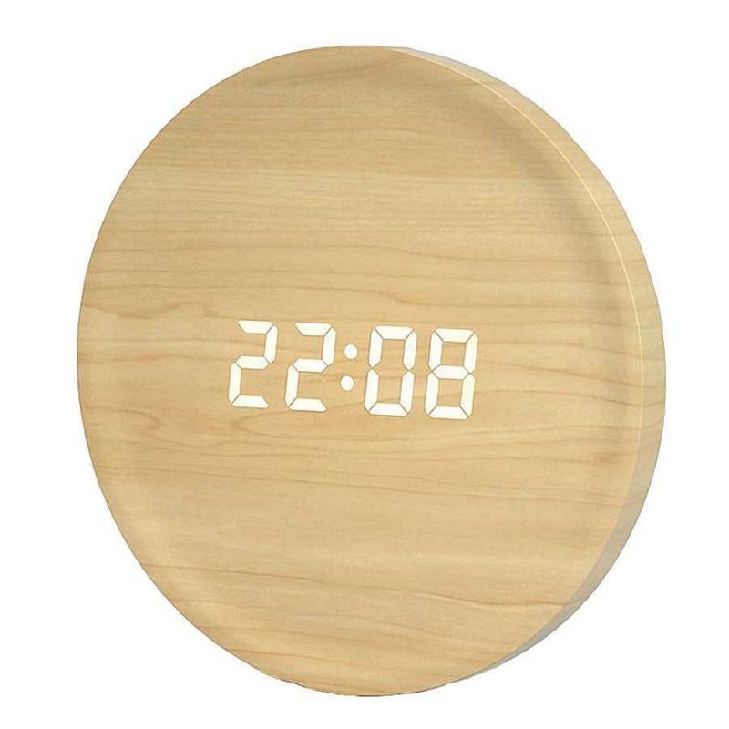 horloge bois digitale 2