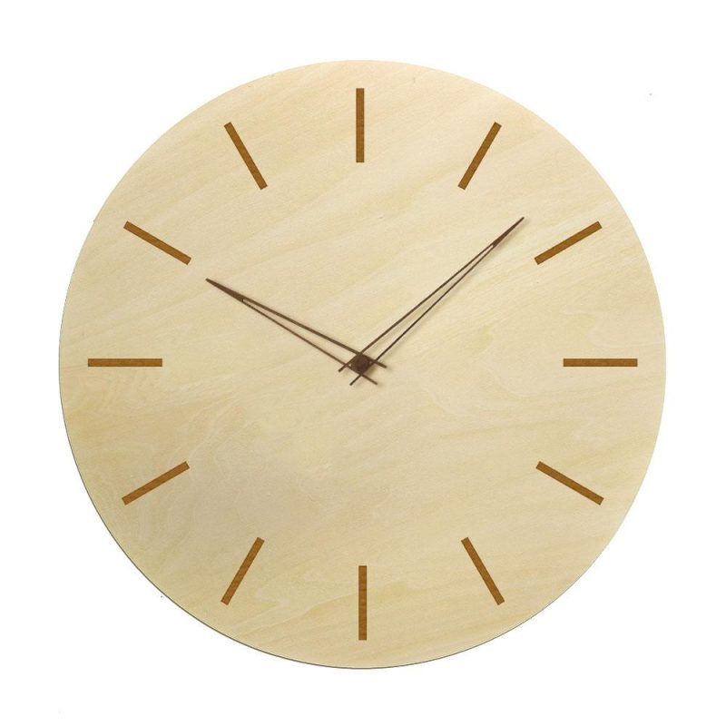 horloge bois silencieuse 10