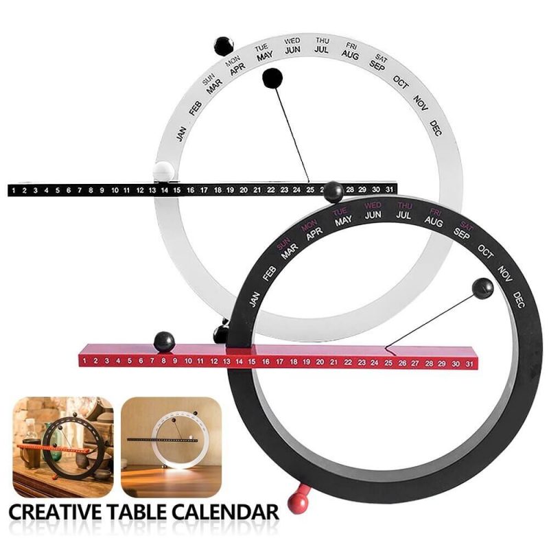 horloge calendrier perpetuel magnetique diametre