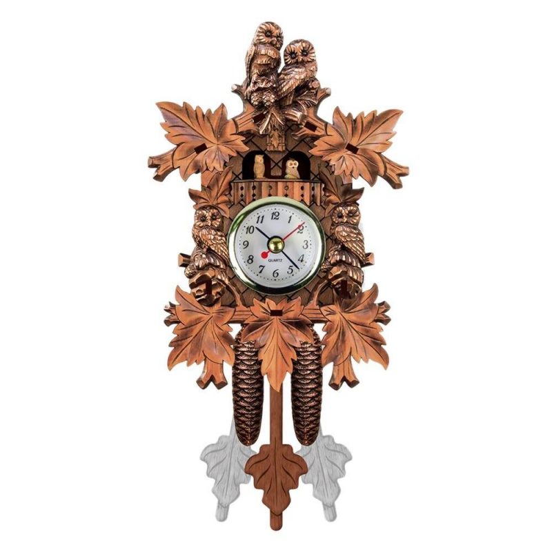 horloge coucou hibou 8