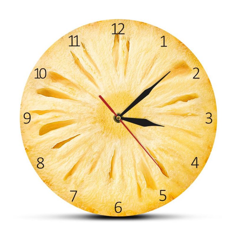 horloge cuisine ananas 0