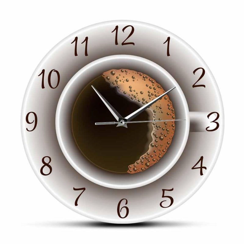 horloge cuisine cafe au laitl 1