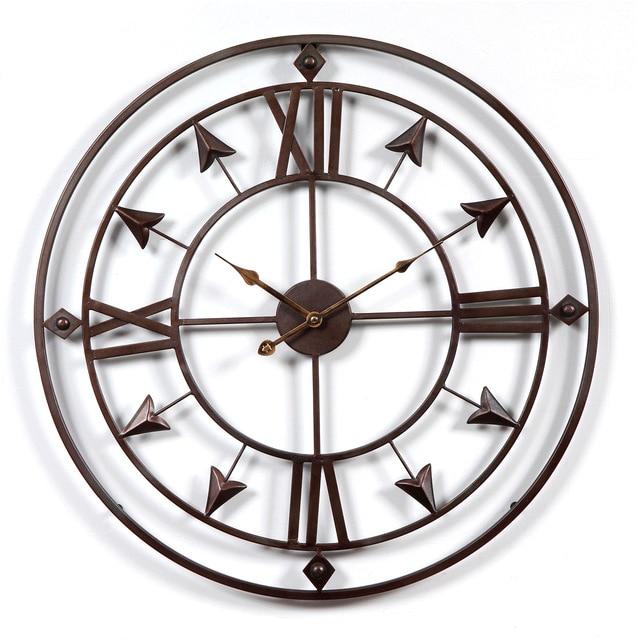 horloge industrielle boussole vintage 7