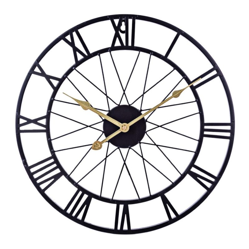 horloge industrielle etoile nordique 20