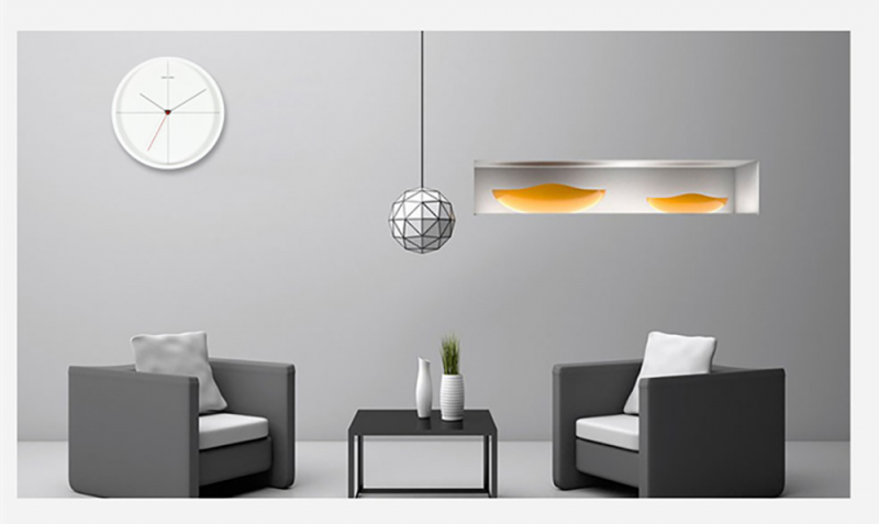 horloge murale scandinave classique blanche maison