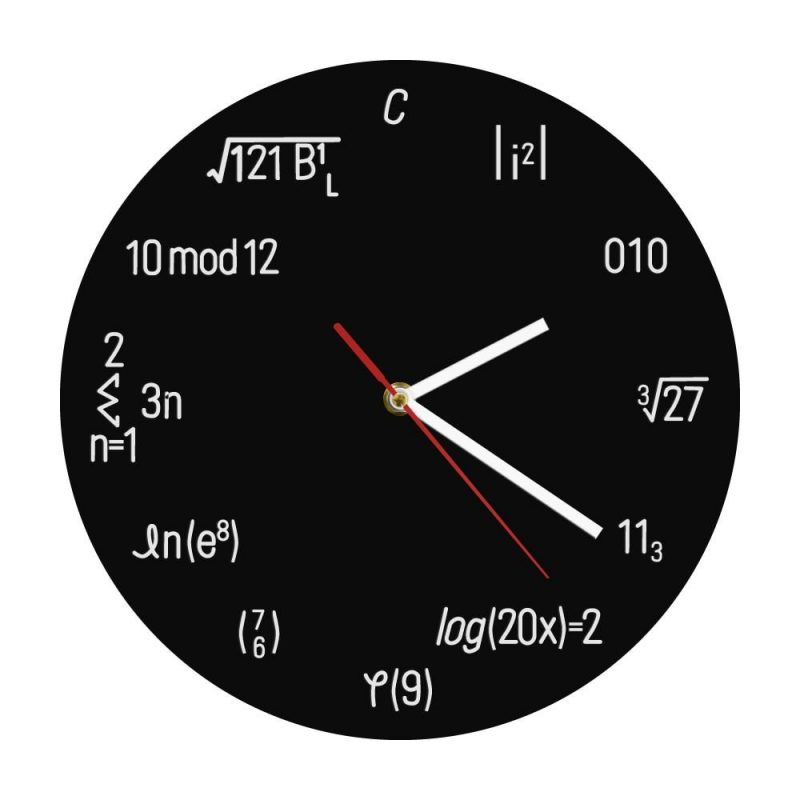 horloge originale algebre 8