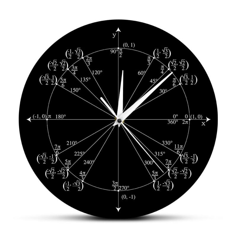 horloge originale cercle radian 24