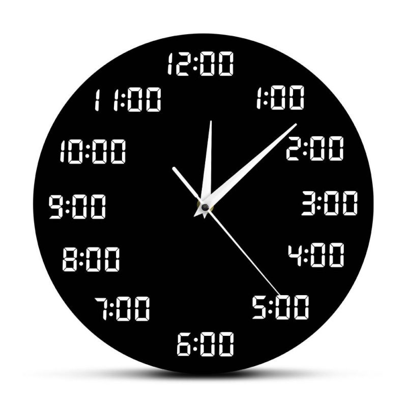 horloge originale chiffres numeriques 36