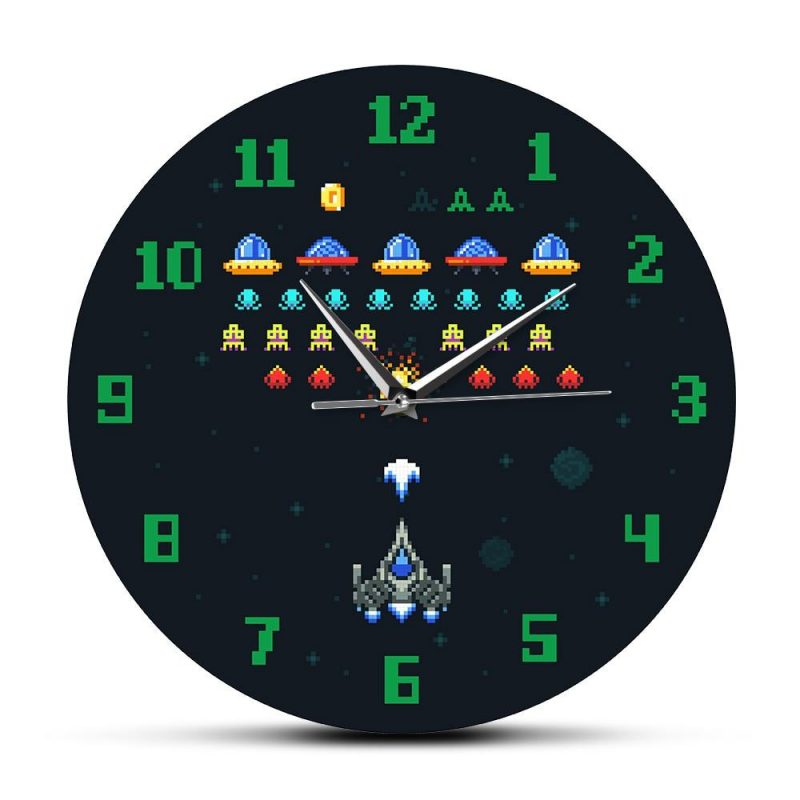 horloge originale jeu space invaders 79