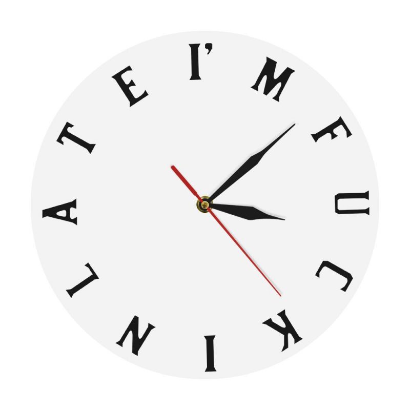 horloge originale procrastinateur 118