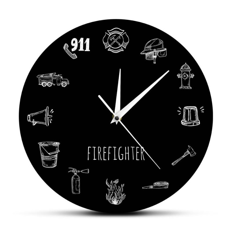 horloge originale sapeur pompier 124