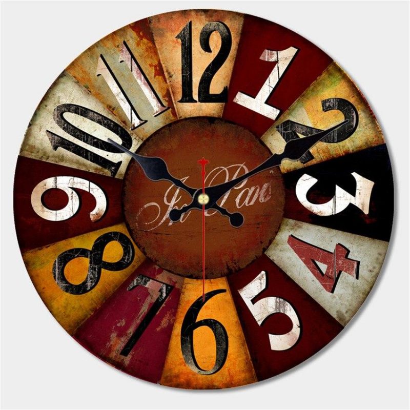 horloge vintage industriel 5