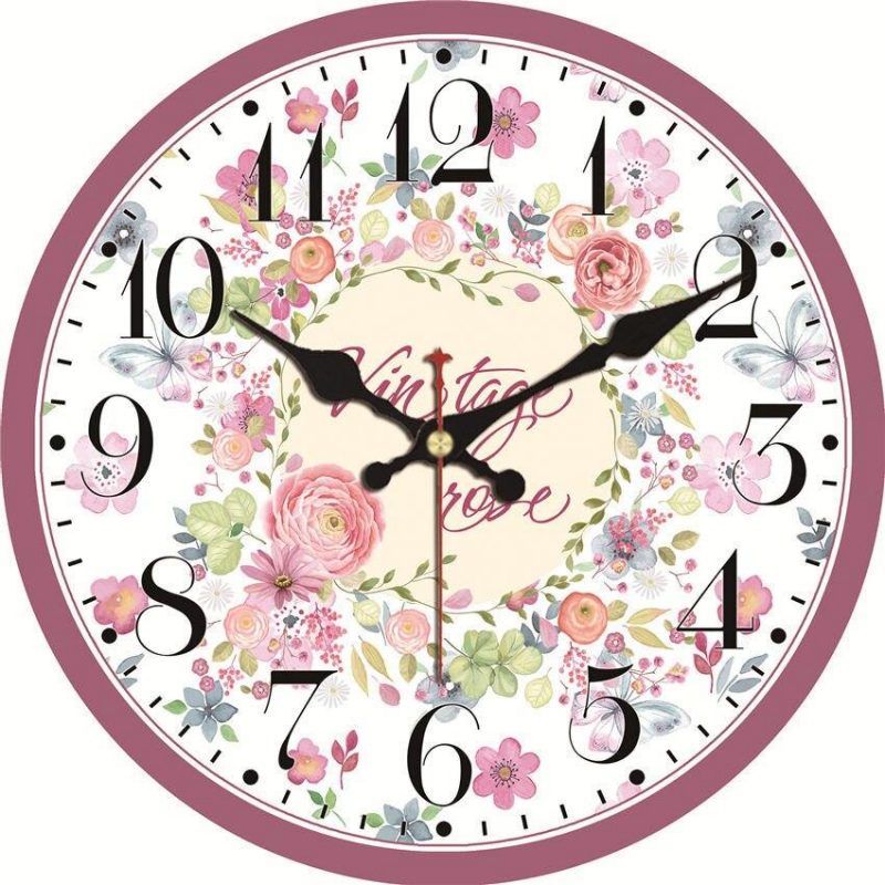 horloge vintage rose 11