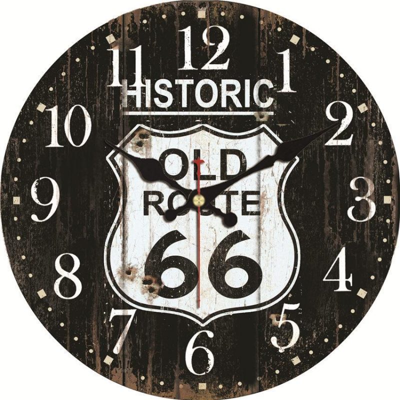 horloge vintage route 66 0