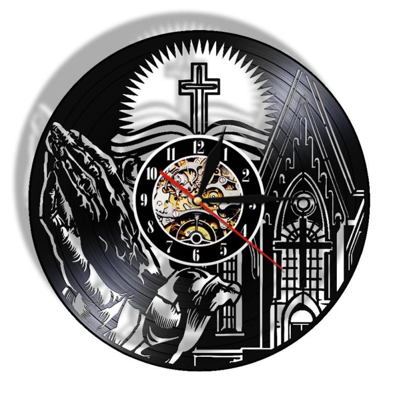 horloge vinyle chretienne 4