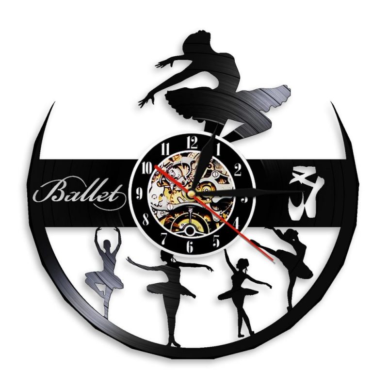 horloge vinyle danseuse de ballet 7