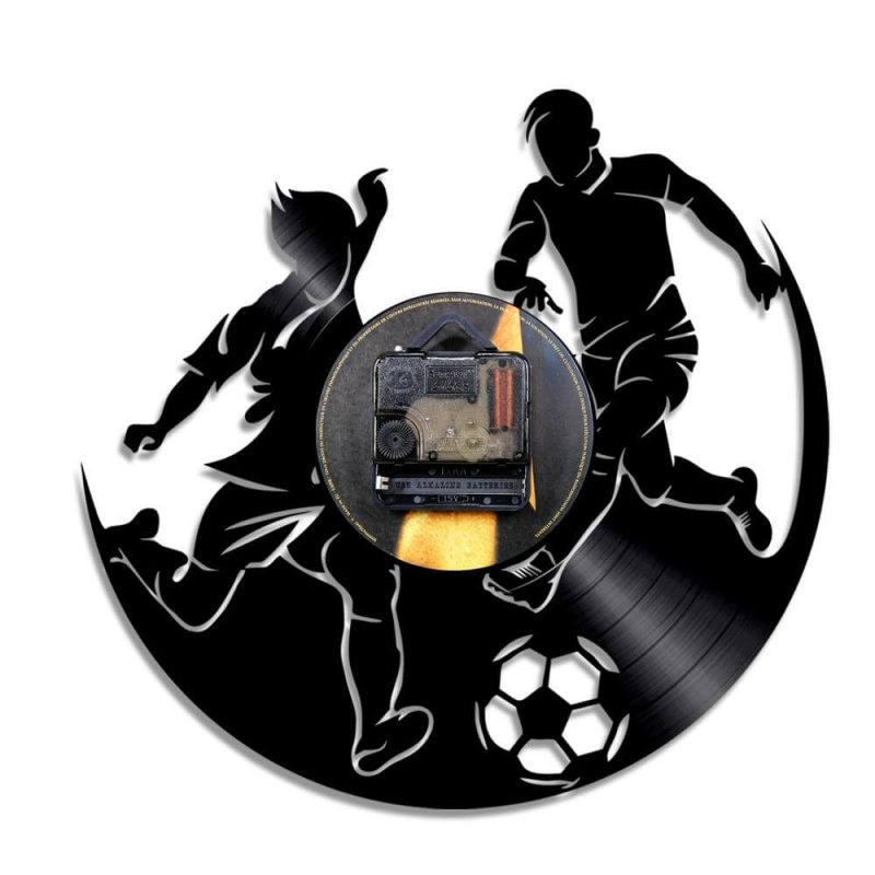 horloge vinyle football arriere
