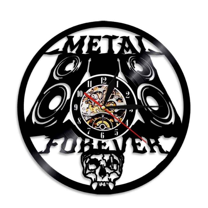 horloge vinyle heavy metal 0
