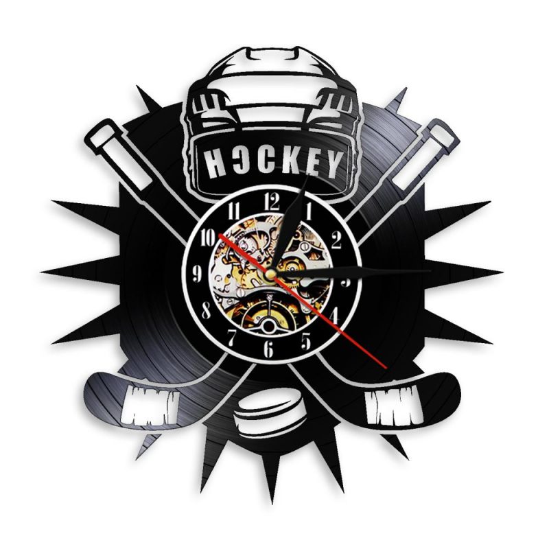 horloge vinyle hockey 3