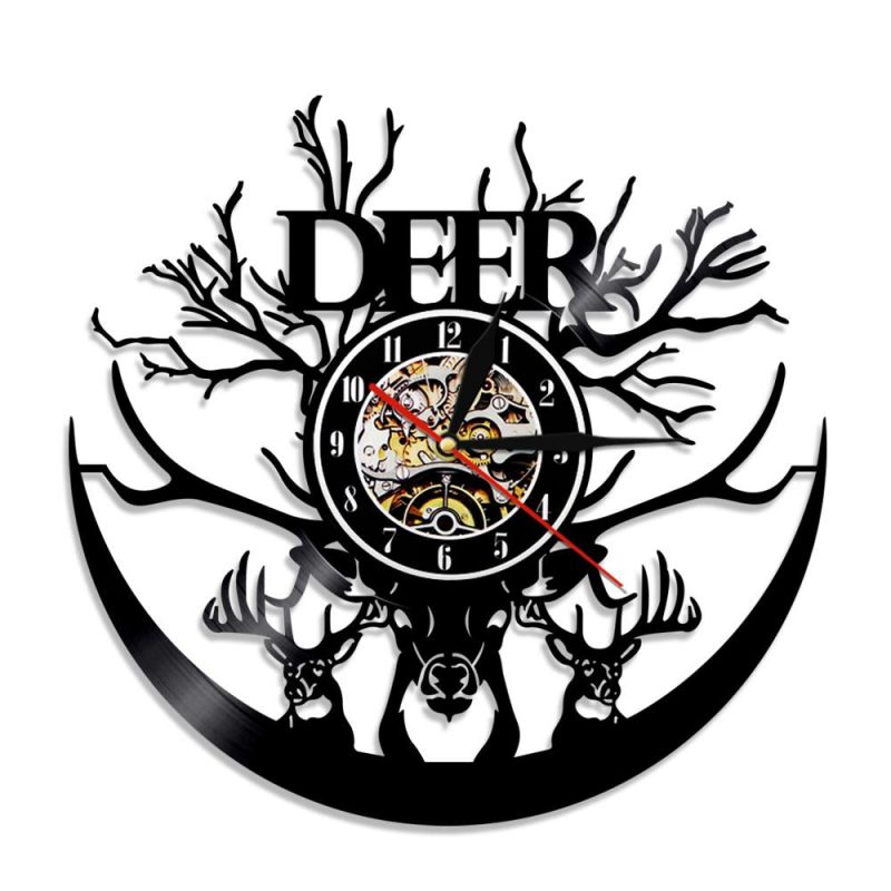 horloge vinyle les trois cerf 4