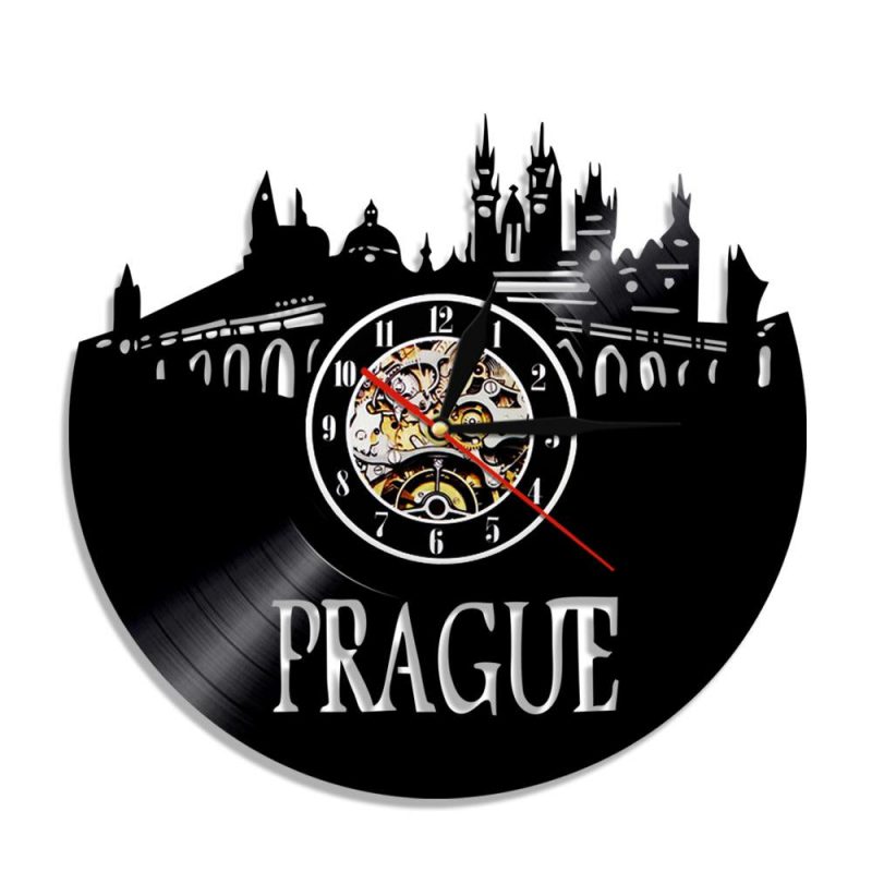 horloge vinyle prague 14