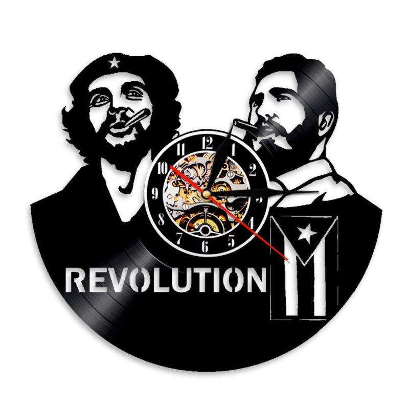 horloge vinyle revolution cubaine 7