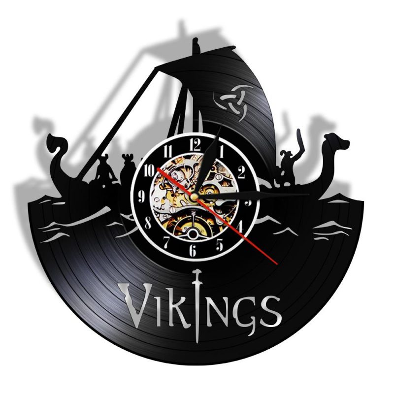horloge vinyle vikings 10