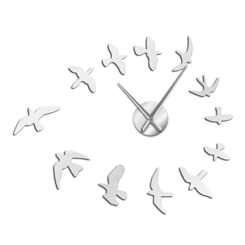 horloge design hirondelles