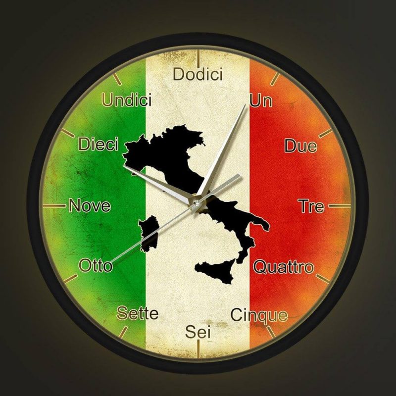 horloge design italien LED