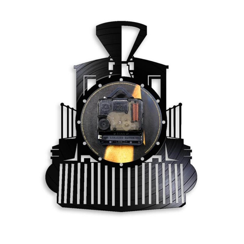horloge murale train arriere