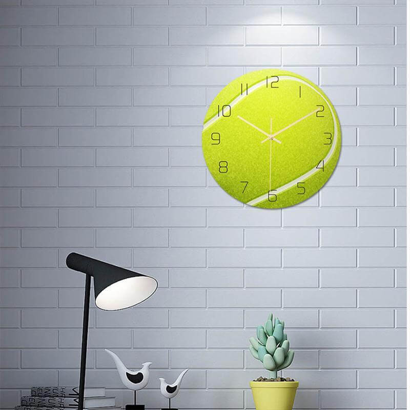 horloge_murale_balle_de_tennis_bureau horloge murale balle de tennis bureau