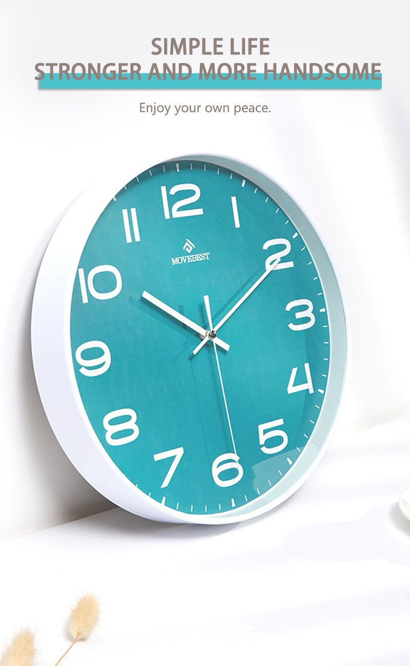 horloge_murale_bleu_claire_blanc horloge murale bleu claire blanc