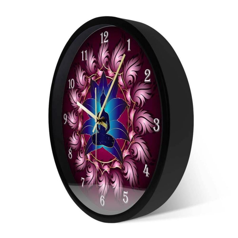 horloge murale bouddha Cadran decoratif
