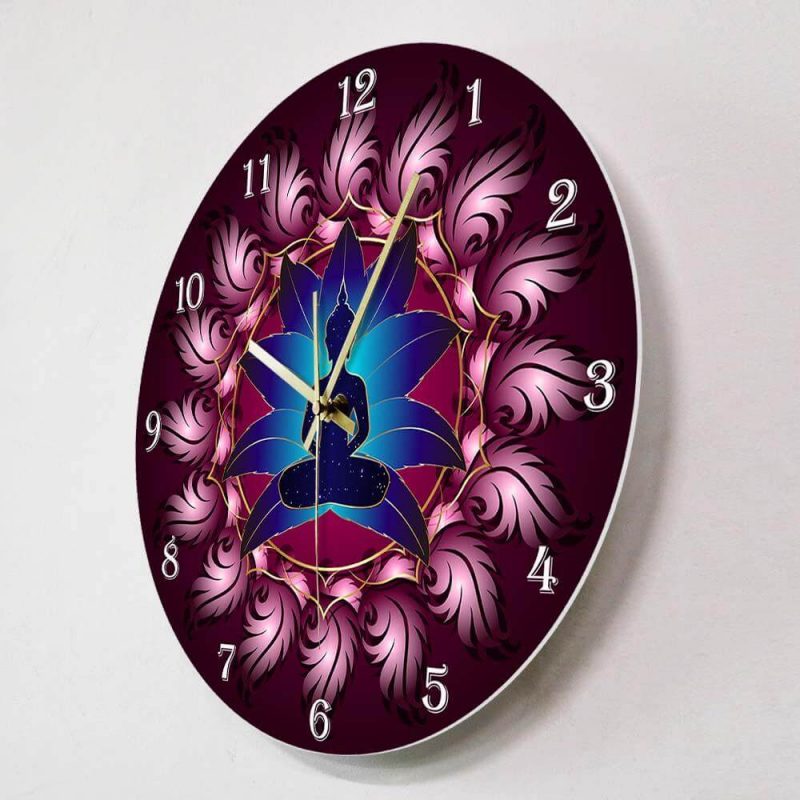 horloge murale bouddha sans cadran