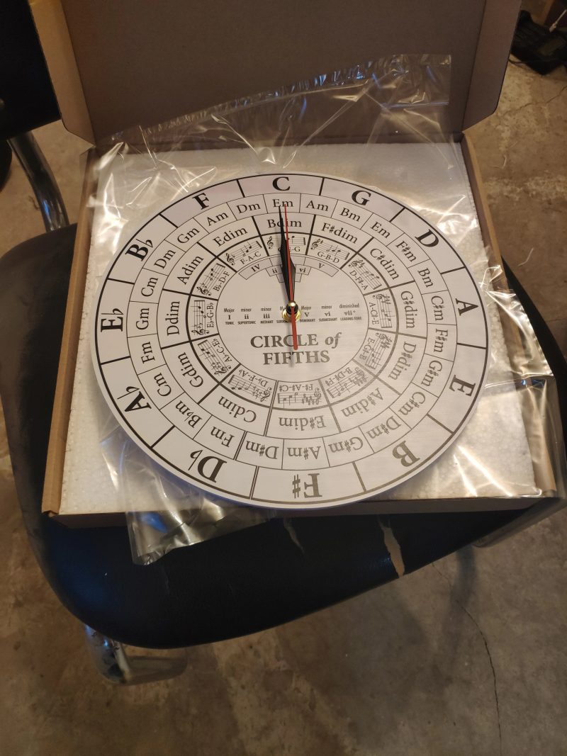 horloge murale cycle des quintes client 1