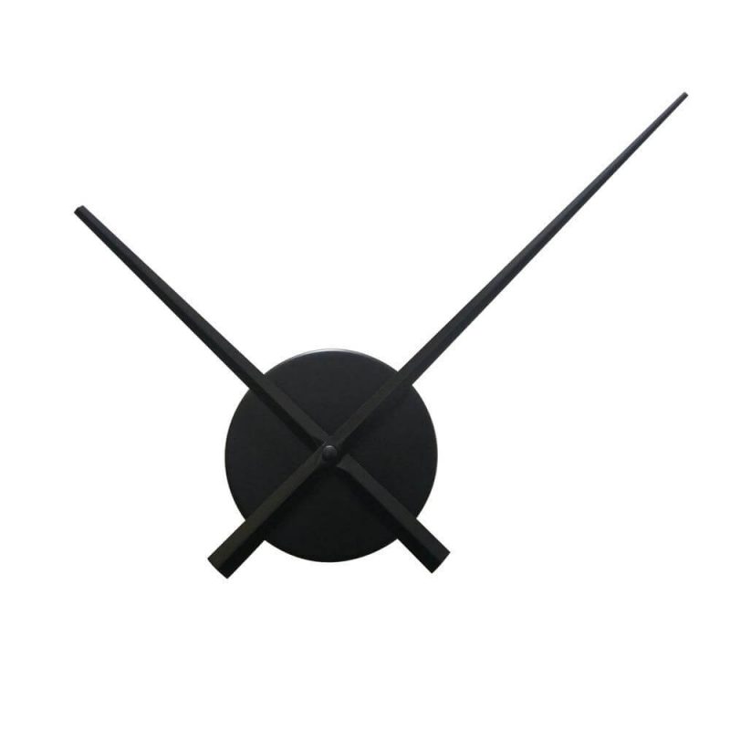 horloge murale design aiguille noir