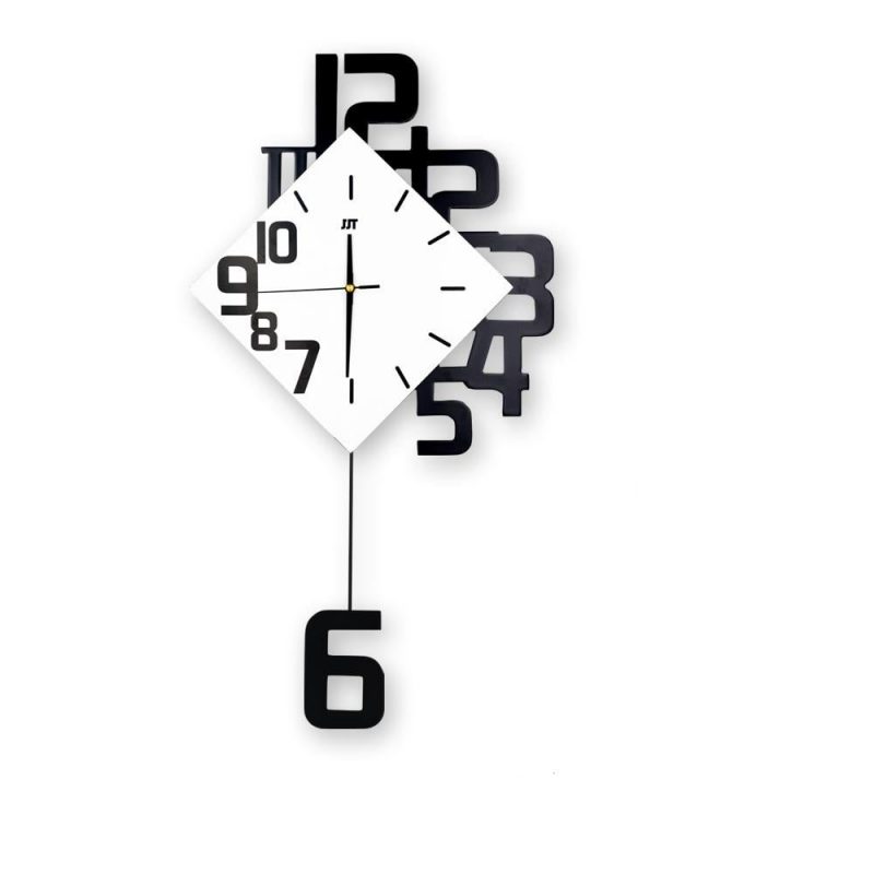 horloge murale design avec balancier