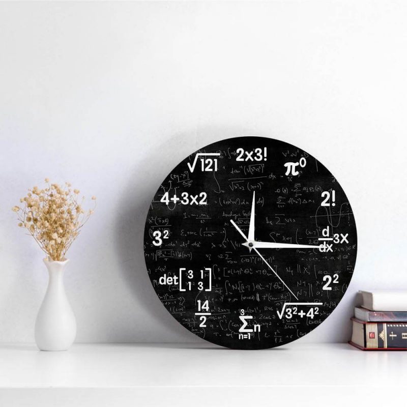 horloge murale design geek