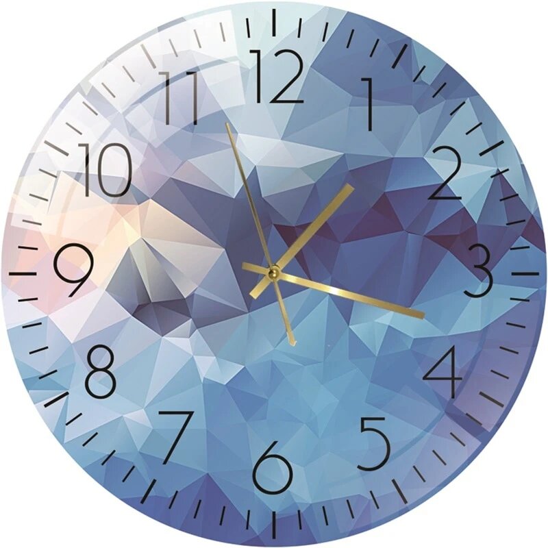 horloge murale iceberg geant island mouvement quartz diametre 30 cm