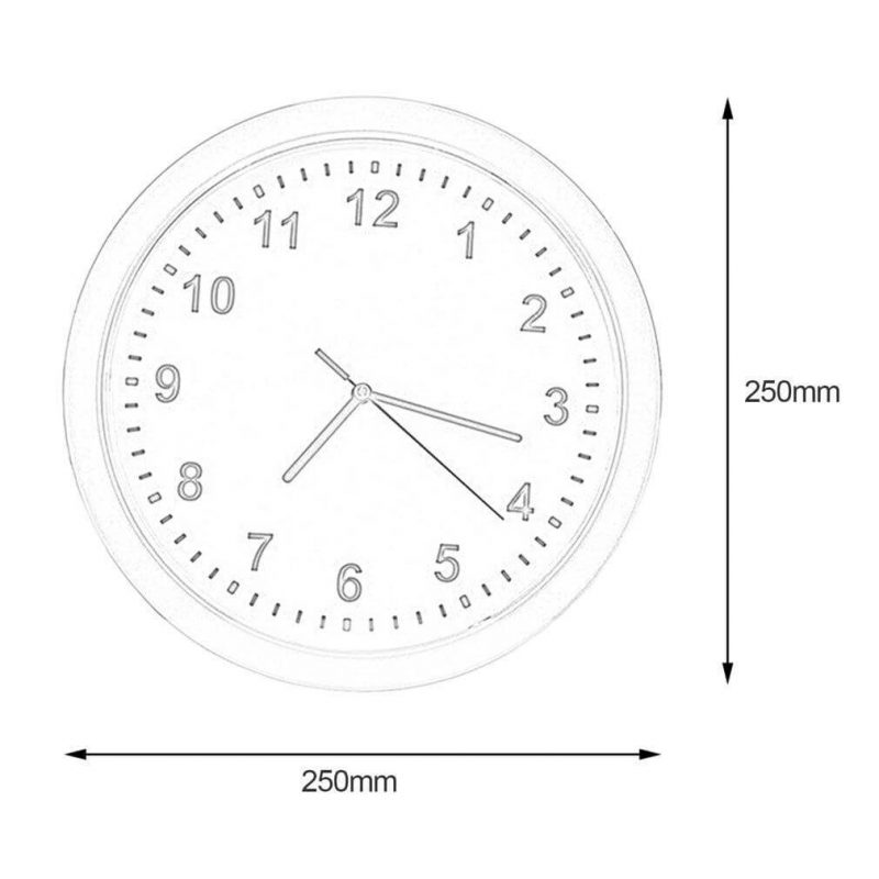 horloge murale originale coffre fort diametre 25 cm