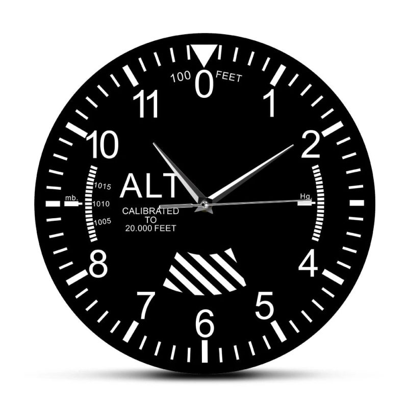 horloge murale originale design avion