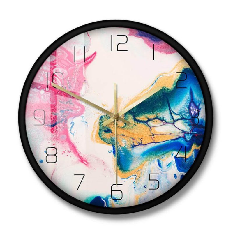 horloge murale originale holographique avec cadran 30 cm