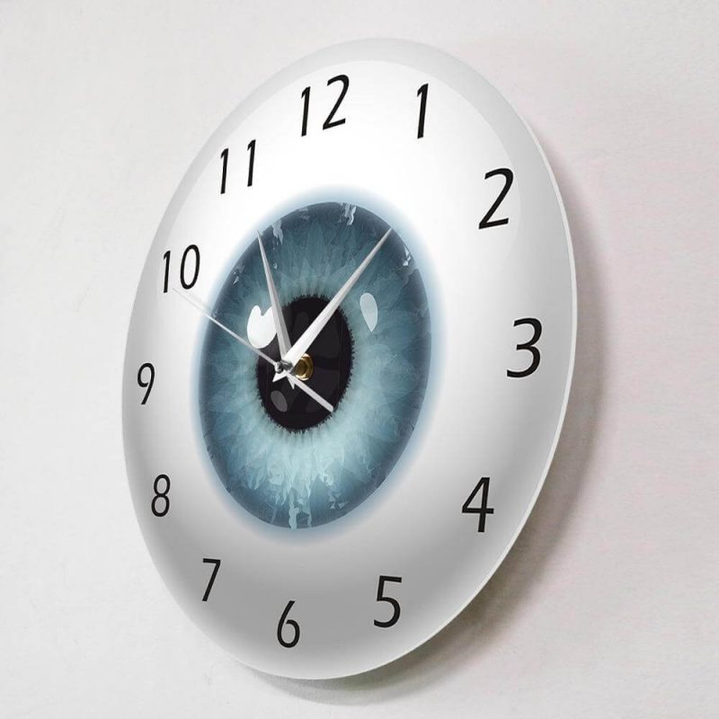 horloge murale originale oeil