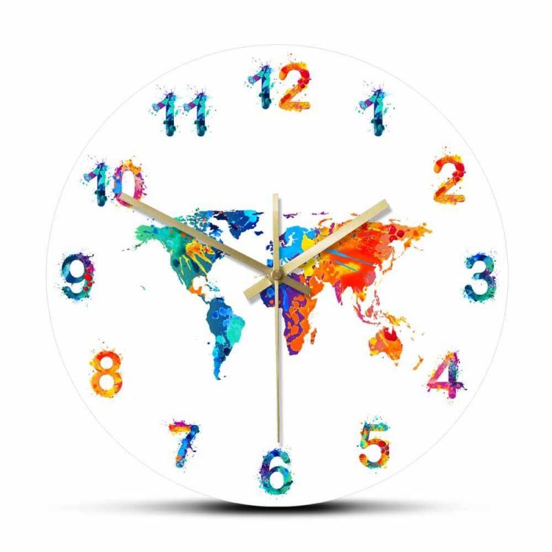 horloge murale originale voyage