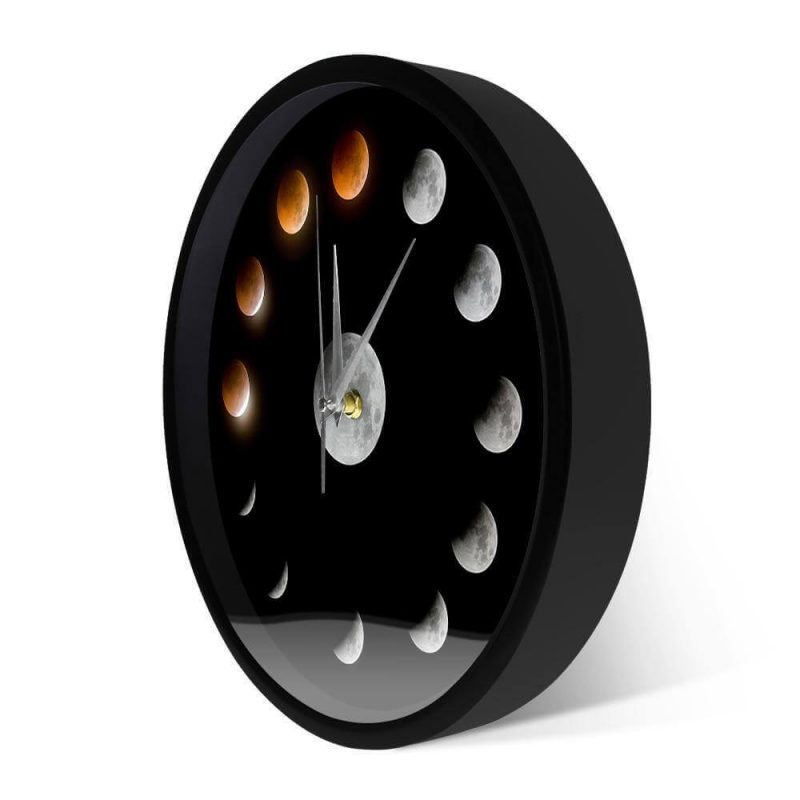 horloge murale phase lune soleil