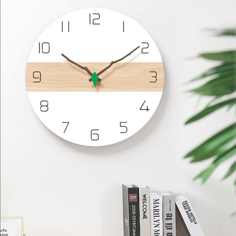 horloge murale scandinave Originale aiguilles