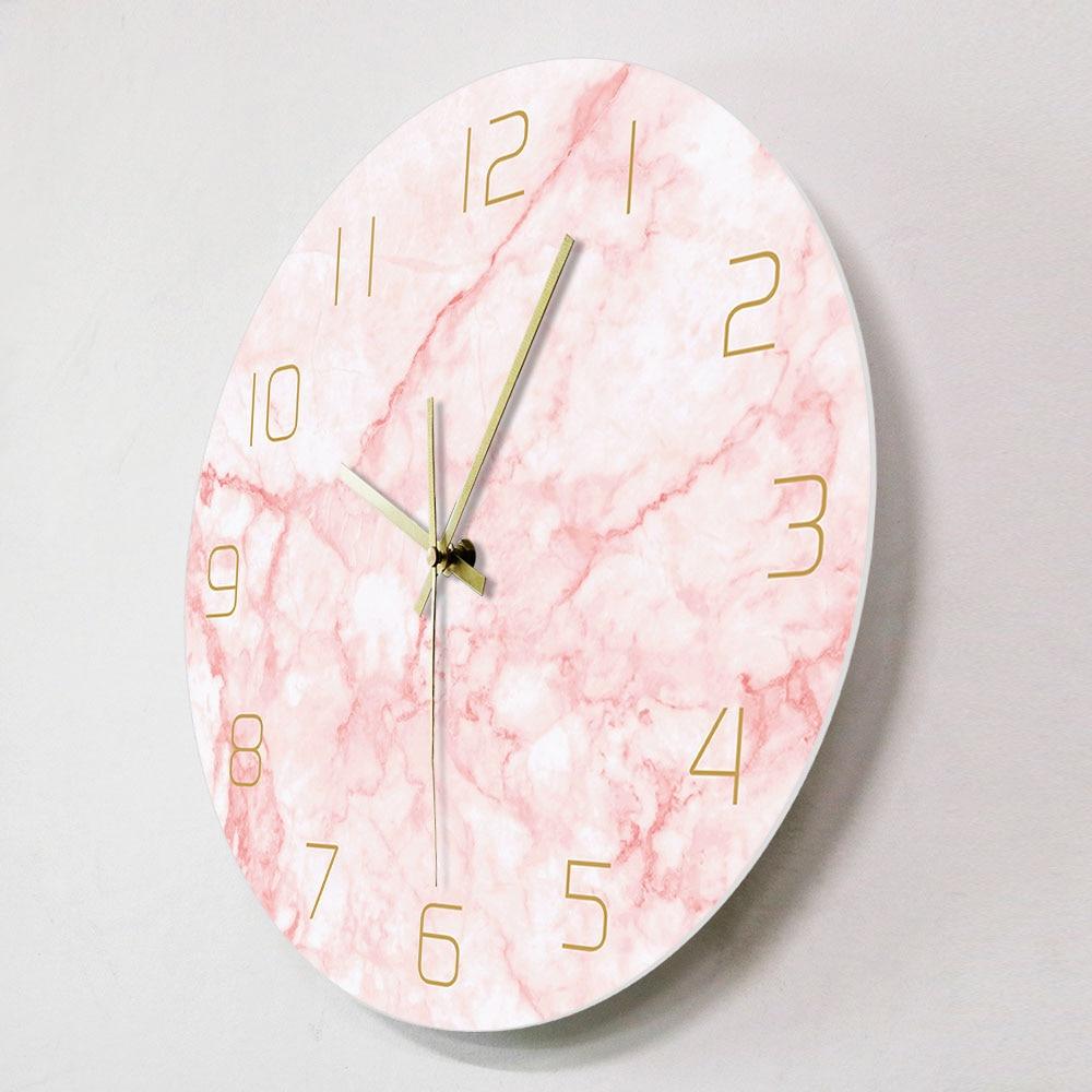 horloge_murale_scandinave_aesthetic_nordique_rose-quartz_decoration_murale_30cm_design horloge murale scandinave aesthetic nordique rose quartz decoration murale 30cm design