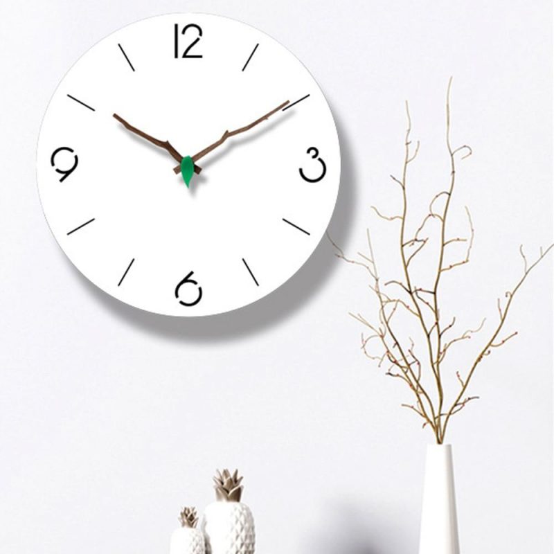 horloge murale scandinave aiguilles originale design