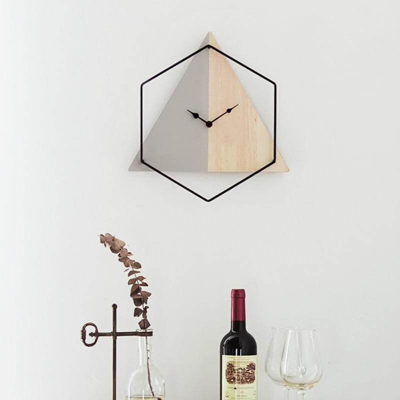 horloge murale scandinave decoration chambre