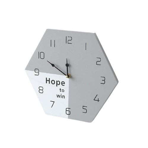 horloge murale scandinave pas cher bois grise design decoration interieure